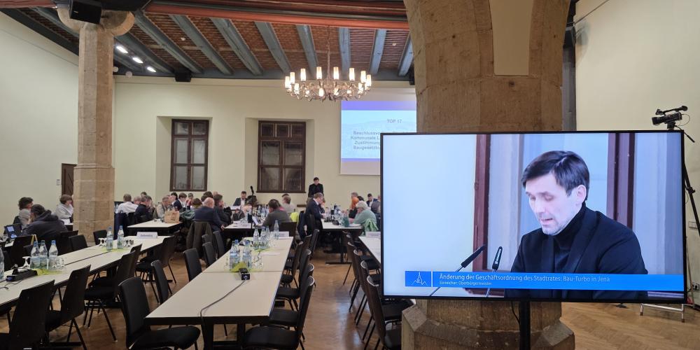 Stadtratssitzung im Historischen Rathaus