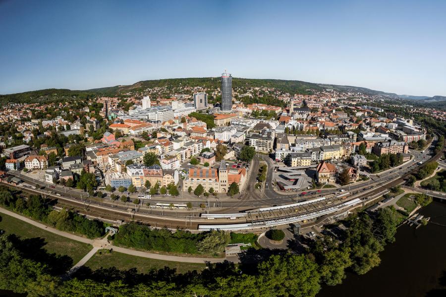 Panorama der Stadt Jena