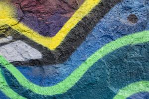Graffiti auf Hauswand